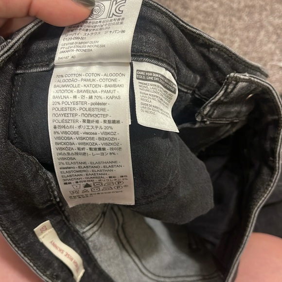 Women's Levi's 721 High Rise Skinny - Picture 11 of 14